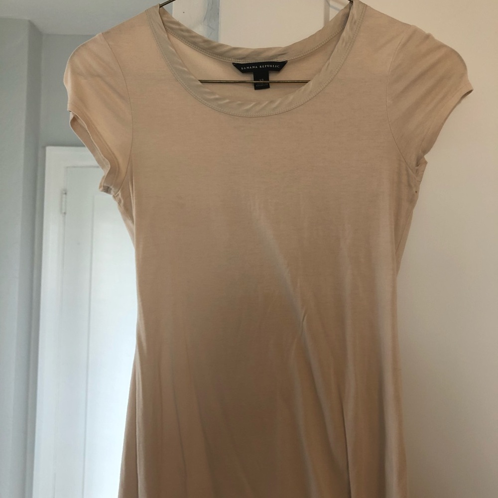 Tan shirt